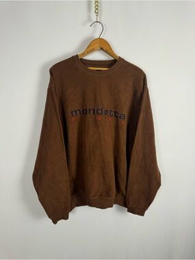 Vintage Mondetta Brown Crewneck Sweatshirt